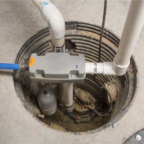 sump pump installation